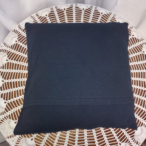 Rag Frog Revival Throw pillow cover Up-cycled from a T-shirt size 14"x14" - Picture 3 of 4